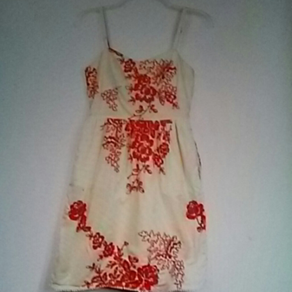 J. Crew Dresses & Skirts - J CREW CREAM PARADISA EMBROIDERED MIDI DRESS 0
